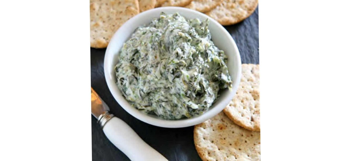 Bowl of spinach dip